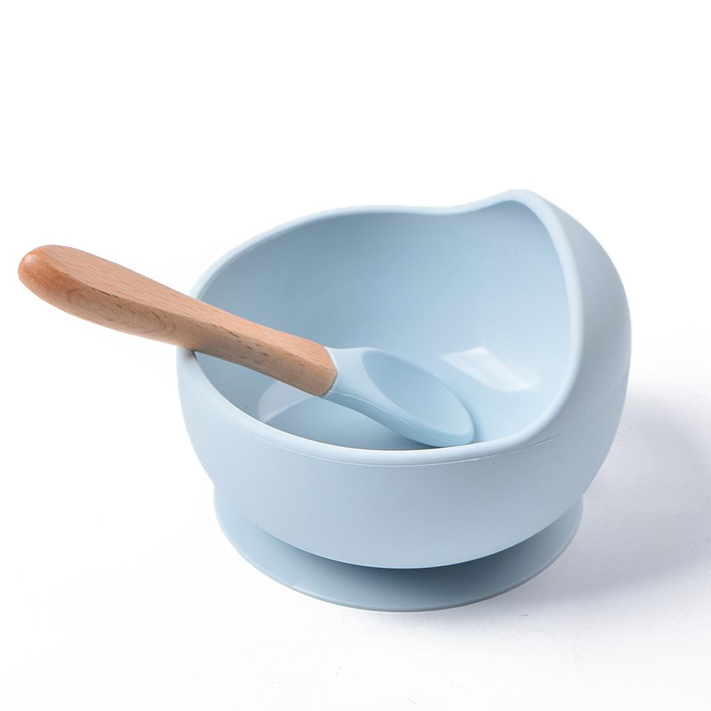 Babify Baby Feeding Set Baby Blue | Non-Slip & Easy to Clean