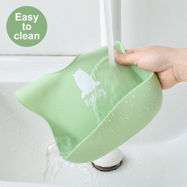 Babify Baby Feeding Set | Non-Toxic & Easy to Clean (Baby Green)