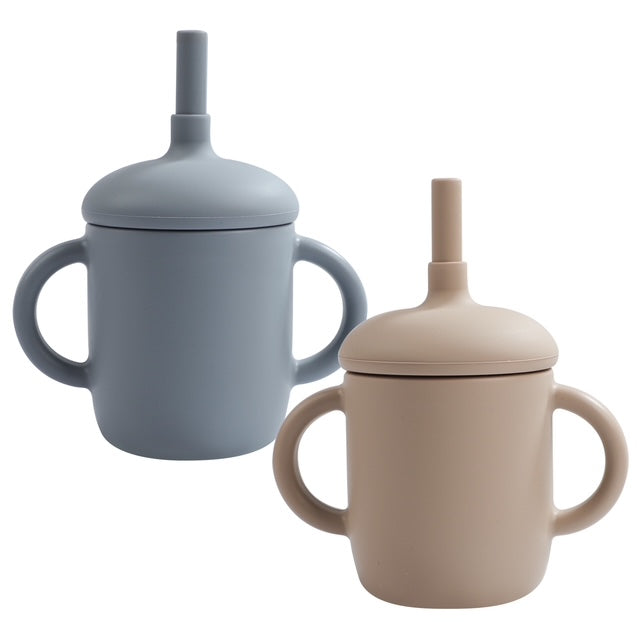 Babify Silicone Toddler Sippy Cup with Straw – BPA-Free & Spill-Proof