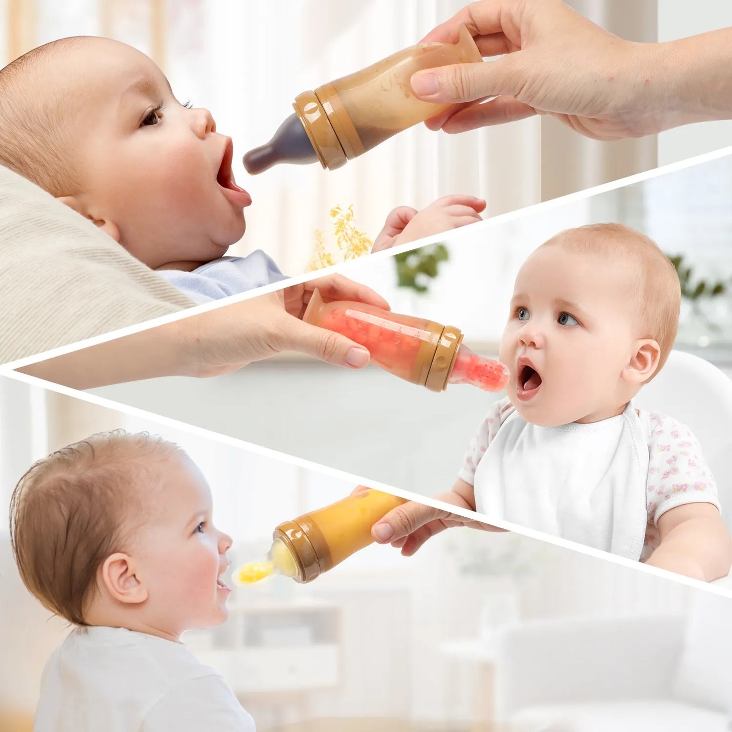 Babify™ Silicone Baby Feeding Bottle – BPA-Free & Easy to Clean