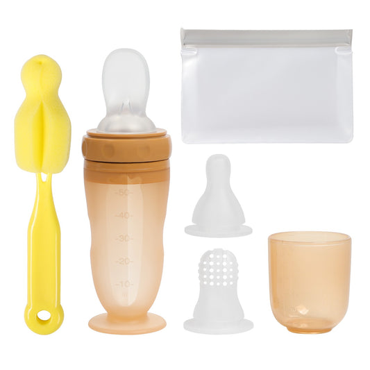 Babify™ Silicone Baby Feeding Bottle – BPA-Free & Easy to Clean