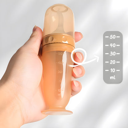 Babify™ Silicone Baby Feeding Bottle – BPA-Free & Easy to Clean