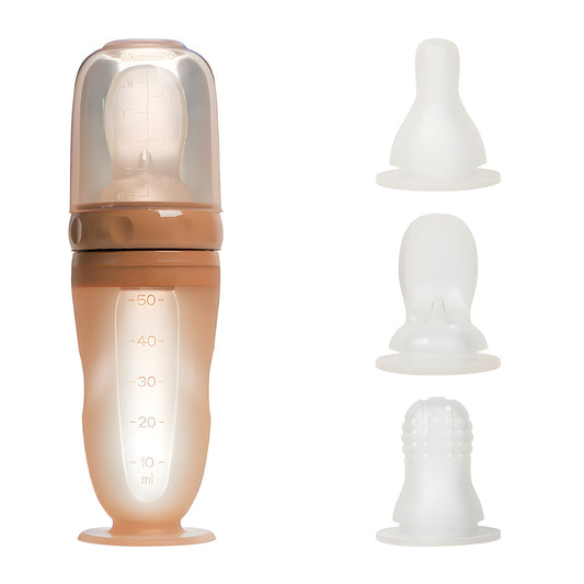 Babify™ Silicone Baby Feeding Bottle – BPA-Free & Easy to Clean