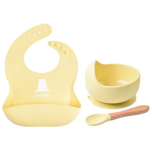 Babify Baby Silicone Feeding Set with Gift Box – Bowl, Spoon & Bib